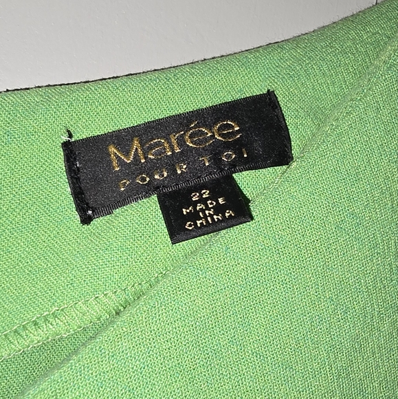 Marée dress green size 22 - Picture 2 of 4